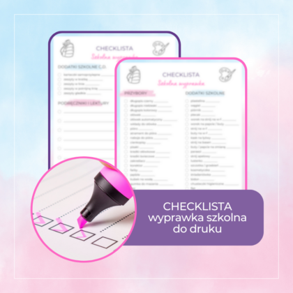 checklista wyprawka szkolna do druku